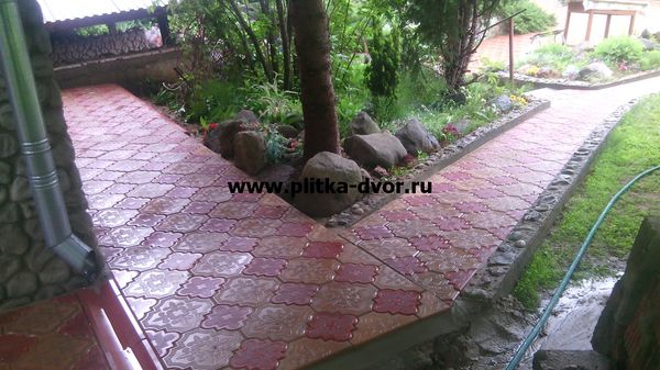 тротуарная плитка во дворе частного дома фотo и цена
